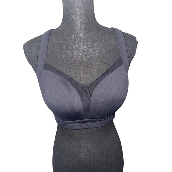 Lululemon Athletica new without tags‎ 36DD Black Sports Bra Padded Crisscross - Picture 1 of 7